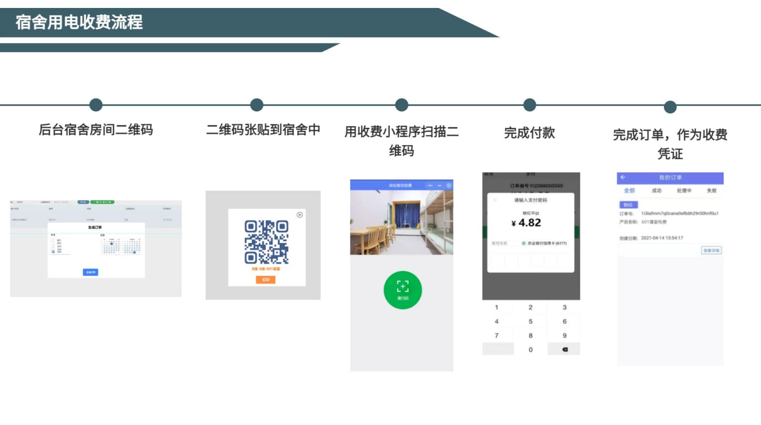 宿舍用电收费流程